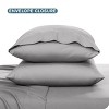 4 Piece Bed Sheet Set with Envelope Pillowcases - Ultra Soft - Bare Home - 4 of 4