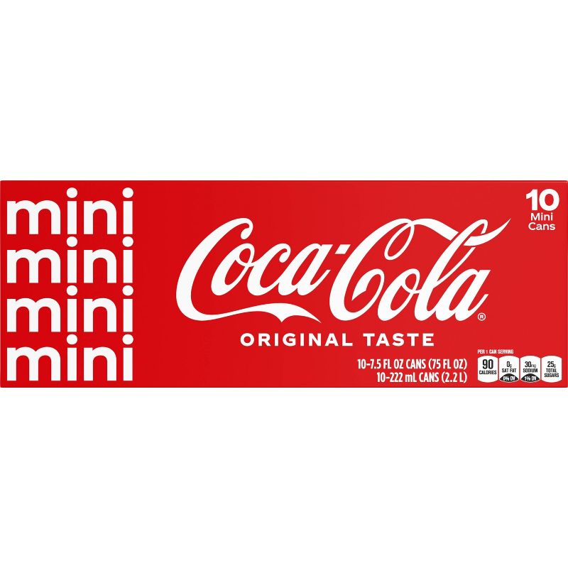 Coca-Cola - 10pk/7.5 fl oz Mini-Cans, 3 of 13