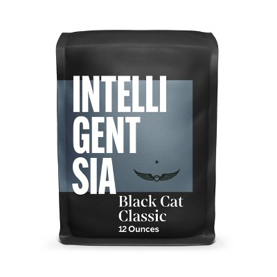 Intelligentsia Direct Trade Black Cat Classic Espresso Roast Light Roast Whole Bean Coffee -12oz