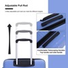 3 Piece Luggage Set PP Lightweight Suitcase Set with TSA Lock & Expanable Spinner Wheels 20inch+24inch+28inch - 2 of 4