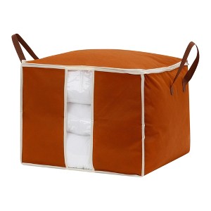 REGALWOVEN Storage Moving Bags for Organizing Bedroom Comforter Closet Organizers and Storage with Handles - 1 of 4