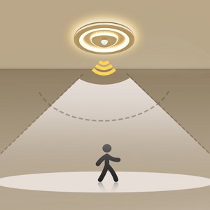 Claxy Gold LED Flush Mount Ceiling Light 4000K - 1 of 4