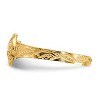 Black Bow Jewelry Sand Dollar Toe Ring in 14 Karat Gold - 3 of 4