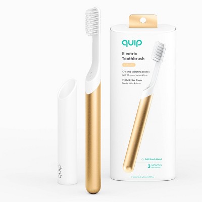 Quip Metal Electric Toothbrush Starter Kit 2 Minute Timer Travel Case Target