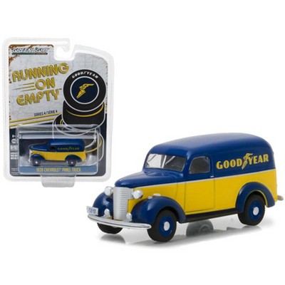 1939 Chevrolet Panel Truck Goodyear Tires "Running on Empty" Series 4 1/64 Diecast Model Car by Greenlight