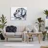 Stupell Industries Monochrome Ink Dog Portrait Abstract Watercolor Detail Canvas Wall Art - 2 of 4