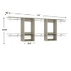 Besiost 154-In Closet Organizer System Wall-mounted with Extendable Hanging Rods - 3 of 3
