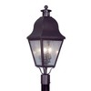Livex Lighting Amwell 3 - Light Post Light in  Bronze - 3 of 4