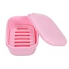 Unique Bargains Travel Camping Lightweight Plastic Bar Soap Dish Container Case 3 Pcs - 3 of 4