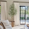 5FT Faux Olive Tree Tall,Olive Trees Artificia Indoor with White Planter - 4 of 4