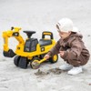 Costway Licensed Caterpillar Kids Rid-On Digger Excavator Toy with Digging Bucket & Storage - 4 of 4