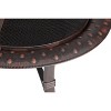 Fire Sense Fire Pit Roman Hand Brushed Finish Wood Burning Lightweight Portable Outdoor Firepit Backyard Fireplace Included Screen Lift Tool - 35" - 3 of 4