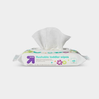 Flushable baby wipes target on sale