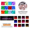 Costway 60'' Electric Fireplace Recessed Ultra Thin Wall Mounted Heater Multicolor Flame - 4 of 4