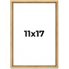 PosterPalooza | Classic Modern Gold Picture Frame - UV Acrylic, Foam Board Backing, Hanging Hardware - 2 of 4
