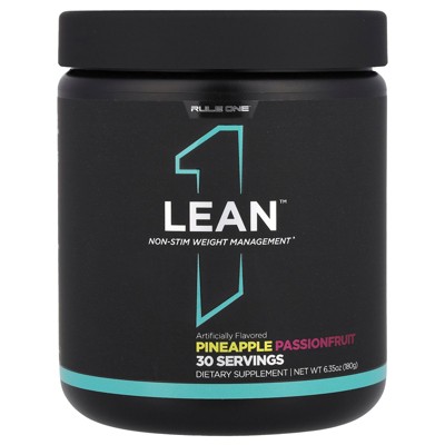 Rule One Proteins Lean™, Non-Stim Weight Management, Pineapple Passionfruit, 6.35 oz (180 g)