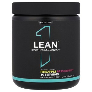 Rule One Proteins Lean™, Non-Stim Weight Management, Pineapple Passionfruit, 6.35 oz (180 g) - 1 of 2
