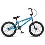 AVASTA 18 Inch Kid Freestyle BMX Bicycle for Beginner Riders with Steel Frame, Single Speed Drivetrain, and Rear Caliper Brakes, Ages 5 to 8, Blue