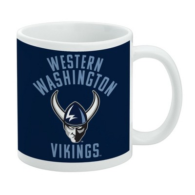 Western Washington University Vikings Logo Ceramic Coffee Mug Novelty Gift Mugs for Coffee Tea and Hot Drinks 11oz White