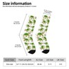 Green Turtle Women Printed Crew Socks Funny Funky Socks Soft Polyester Novelty Gifts for Artists Men - 2 of 4
