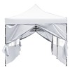 YOOCOZZ 10x20 Oxford Fabric Heavy-Duty Pop-Up Canopy Tent with 6 Sidewalls, UV-Resistant, Waterproof, and 3-Height Adjustable - 3 of 4