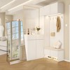 Full Length Mirror, Oversized Full-Body Hanging or Leaning Rectangle Mirror, Aluminum Alloy Thin Frame Floor Mirror for Bedroom, Living/Dressing Room - 4 of 4