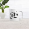 Crazy Dog T-Shirts Powered By Coffee Mug Funny Sarcastic Caffeine Lovers Novelty Cup-11oz - image 2 of 4