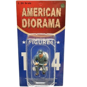 Mechanic Lucas Figure For 1:24 Diecast Model Cars by American Diorama - 1 of 3