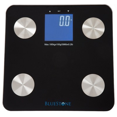 Etekcity - Digital Body Weight Scale with Resistance Bands - Black