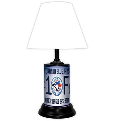 MLB 18-inch Desk/Table Lamp with Shade, with Team Logo, Toronto Blue Jays