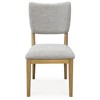 Signature Design by Ashley Sherbana Modern Dining Chairs with Premium Nuvella™ Fabric, Light Brown, Set of 2 - 3 of 4