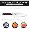 imarku 7-inch Deba Knife, Ultra Sharp Sushi Knife, Ultimate Japanese Kitchen Knife with Stainless Steel Single Bevel, Fish Fillet Knife - 2 of 4