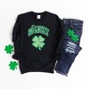 Simply Sage Market Women's Graphic Sweatshirt So Lucky Cheetah Shamrock - 3 of 3