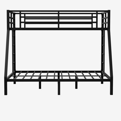 VYNXARIA Black Metal Twin XL and Queen Size Bunk Beds for Teens and Adults, Space - Saving Design