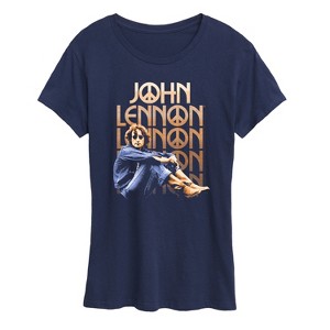 Women's - John Lennon - Vintage Look Short Sleeve Graphic T-Shirt - 1 of 4