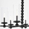 Quorum Lighting Lee Boulevard 6 - Light Chandelier in  Matte Black - 4 of 4