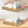 BRINJOY Water Hyacinth with Scalloped Edge Woven - 15.8x11.5 Inch Rectangular Tray with Handles for Farmhouse Kitchen Counter Living Room Decor - 3 of 4