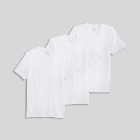 TJ | Tommy John™ Men's V-Neck Short Sleeve T-Shirt 2pk - White S