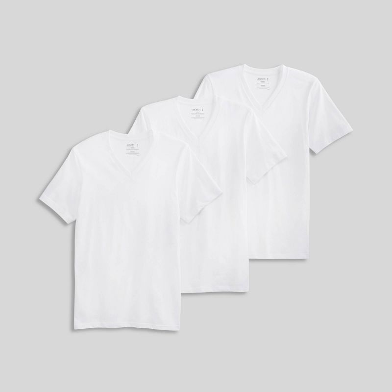 Jockey Generation™ Men's Stay New Cotton 3pk V-Neck T-Shirt, 1 of 9