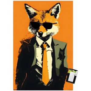 Trends International Andreas Magnusson - Fox In a Suit Unframed Wall Poster Prints - 1 of 4