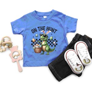 The Juniper Shop On The Hunt Dino Toddler Short Sleeve Tee - 1 of 4
