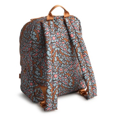 Рюкзаки Vera Bradley Women's Cotton Just Right Bancroft Backpack Tiny Garden Roasted Pecan — фото 2