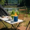 KTMBDW 7 Inch Tabletop Fire Pit with Stand - Smokeless, Stainless Steel Fire Pit for Camping, Outdoor & Patio - 2 of 4