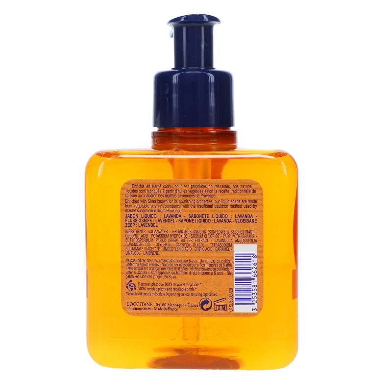 L'Occitane Shea Hands & Body Lavender Liquid Soap 10.1 oz, 5 of 9