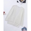 BLUEMING Girls' Oversized Chunky Knit Cardigan Jacket Front Button Thick Sweater with Snug Comfort - 3 of 4
