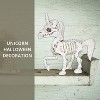 Unicorn Halloween Skeleton Decoration Tabletop Indoor Outdoor Decorations, Creepy Posable Figurine, 7 Inches - 2 of 4