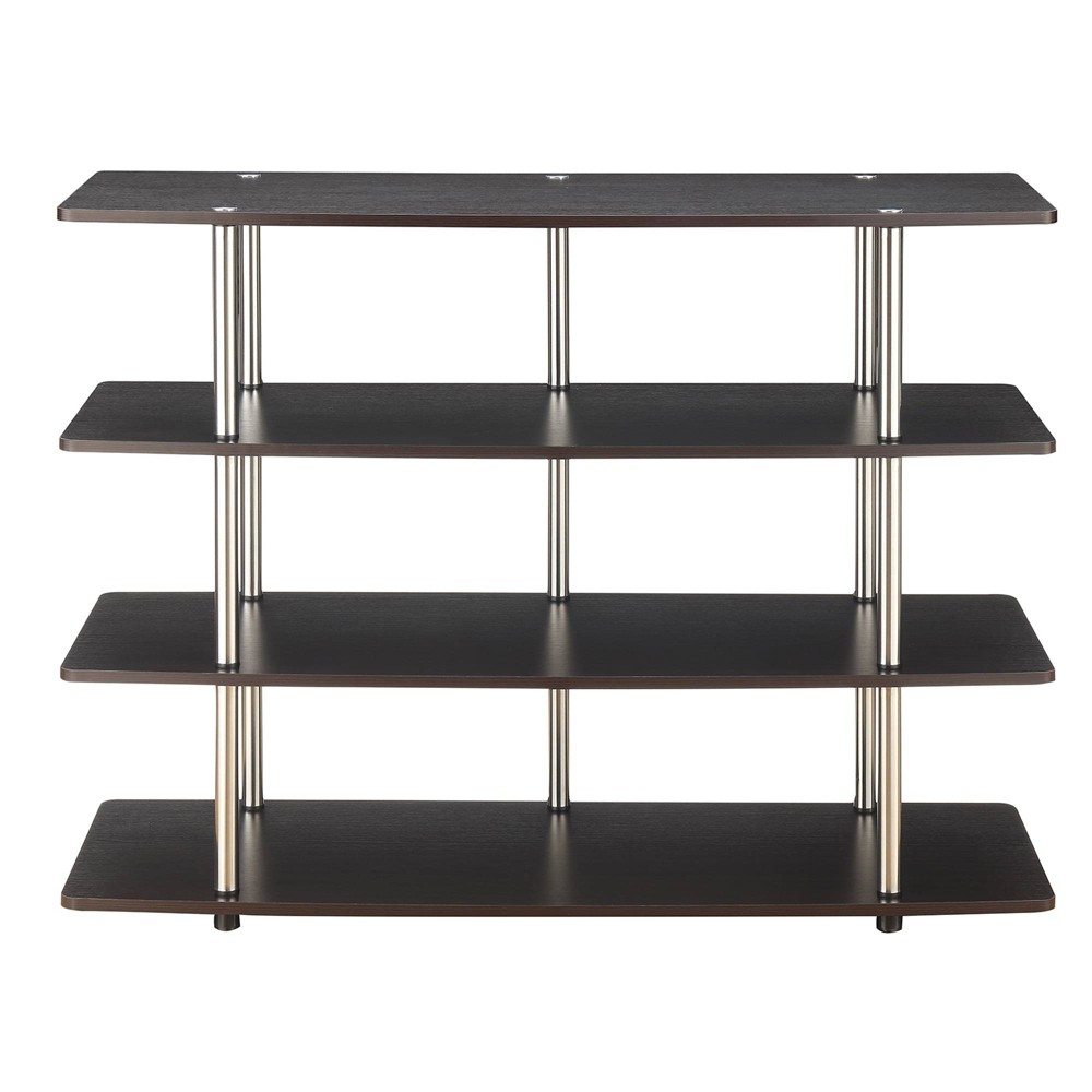 Photos - Mount/Stand Designs2Go XL Highboy 4 Tier TV Stand for TVs up to 55" Espresso - Breight