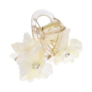 Unique Bargains Women's Butterfly Flower Hair Clips 3.94"x2.56"x2.95" 1 Pc - 1 of 4