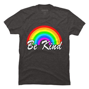 Adult Design By Humans Be Kind Rainbow Autism Awareness By T-Shirt - 1 of 2