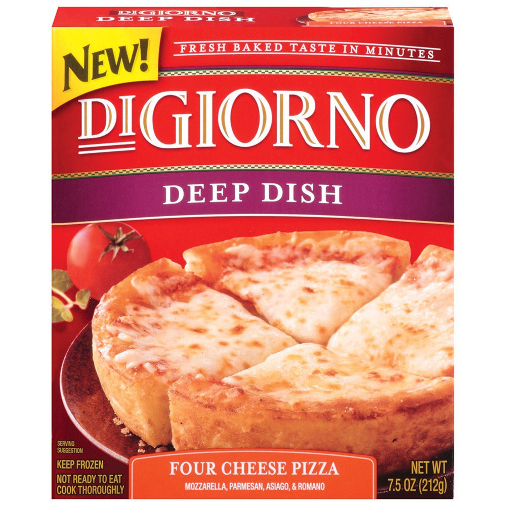 UPC 071921050481 DiGiorno Deep Dish Four Cheese Pizza 7.5oz